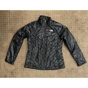 The North Face Thermoball Black Womens Quilted Jacket Puffer Primeloft Medium